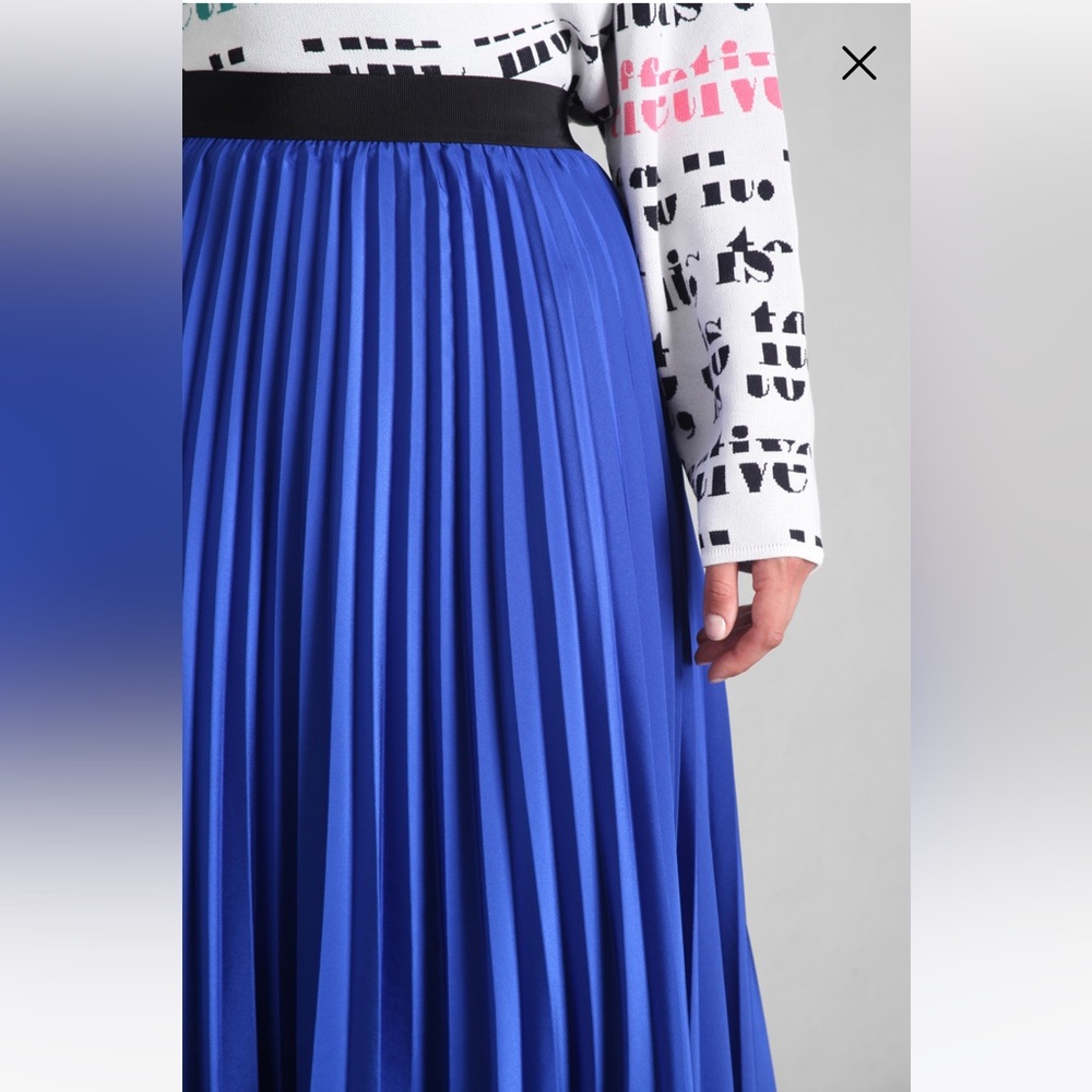 SOLD! on Ebay SportMax|Code MaxMara Label-cat Pleated Skirt.Size:IT40 US4/6. - Picture 2 of 14